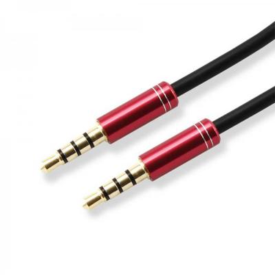 Sbox аудио кабел стерео жак mm червен позлатено покритие, 3535-1.5r