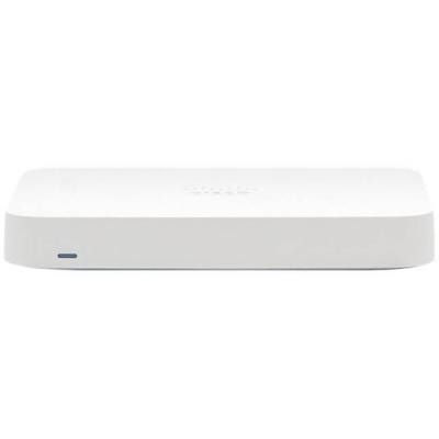 Рутер cisco meraki go - gx20 5 port, security gateway,  250 mbps, 802.3at, lan: 3 x 10/100/1000 mbps, бял, gx20-hw-eu