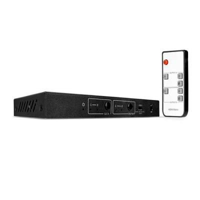 Видео превключвател lindy lny-38302, 2x2 hdmi 18g matrix, lny-38302