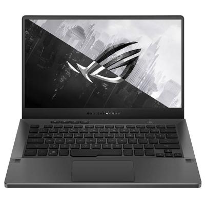 Лаптоп asus rog zephyrus g14,14 инча fhd ips 144hz, amd ryzen 7 5800hs, rtx3050, eclipse gray, asus ga401qc-hz042t