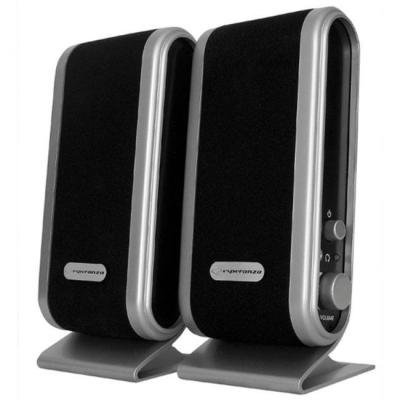 Колонки esperanza stacatto, stereo speakers 2.0, черни