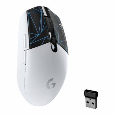 Безжична геймърска мишка logitech g305 k/da lightspeed, league of legends collection, 12000 dpi, 5+1 бутона, бял, logitech-mouse-g305-kda