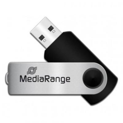 Flash памет mediarange usb 2.0, 64gb, черен, mr912