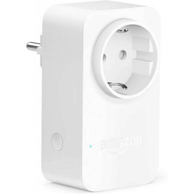 Смарт контакт amazon smart plug, за amazon alexa, безжичен, бял, amazon-smartplug
