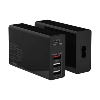 Универсално зарядно устройство xmart cp100pd, 100w, usb-c, подходящ за зареждане на лаптопи, таблети и смарт телефони, зареждане на 4 устройства еднов