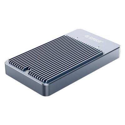 Кутия за диск oricо m2n210-rc3, за nvme m.2 ssd, usb type-c dual slot, до 4 tb, 10 gbps, сива, m2n210-rc3-gy_vz