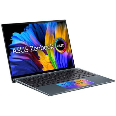 Лаптоп asus zenbook 14x, intel core i7-1165g7, 14 инча, 16 gb lpddr4x, 512 gb ssd, intel iris xe graphics, asus ux5400ea-oled-kn721x