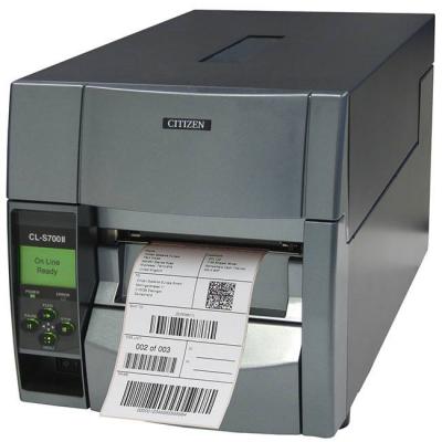Етикетен принтер citizen cl-s700iidt, 203 dpi, до 175mm/s скорост на печат, serial port, usb, сив, cls700iidtnexxx
