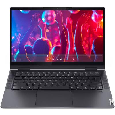 Лаптоп lenovo yoga 7, amd ryzen 5 5600u, 14 инча fhd (1920 х 1080), touch, 16 gb  lpddr4x, 1 tb ssd, amd radeon graphics, win 10 home, сив, 82n7000qbm