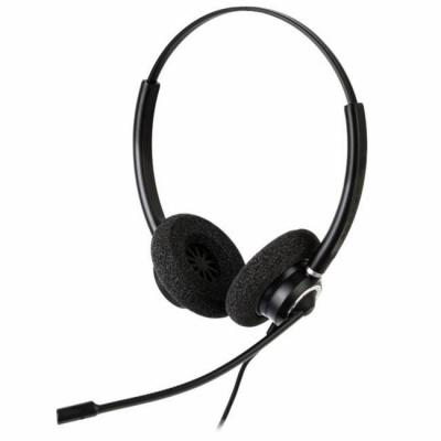 Слушалки addasound crystal 2732 duo, uc, жични, qd, 27 мм драйвери, 150 - 10 000 hz , микрофон, 0.7 м кабел, черни, adda-head-crystal-2732