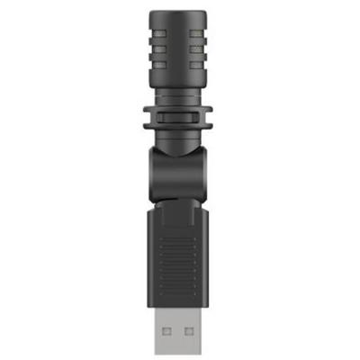 Компактен микрофон boya by-m100ua, жичен, usb-a, кондензаторен, омнидиректен, 50 hz - 18 khz, черен, boya-by-m100ua