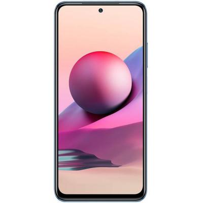 Смартфон xiaomi redmi note 10s, 6.43 инча (1080 x 2400), android 11, octa-core, 6 gb, 128 gb, 64 mp + 8 mp + 2 mp + 2 mp / 13 mp, ds, син, mzb0933eu