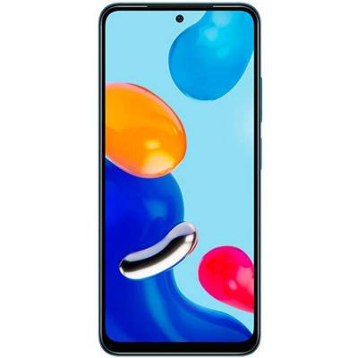 Смартфон xiaomi redmi note 11 37810, 6.43 инча (1080 x 2400), android 11, octa-core, 6 gb, 128 gb, 50 mp + 8 mp + 2 mp + 2 mp / 13 mp, син, mzb0ao8eu