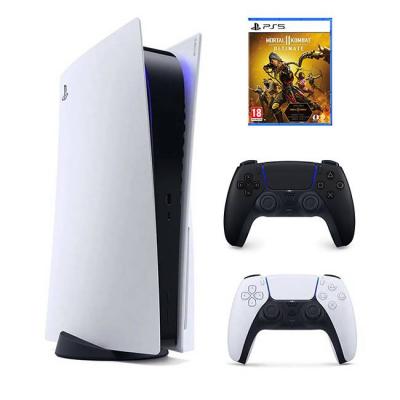 Конзола sony playstation 5, ssd 825gb, nvme ssd slot, ultra hd blu-ray 16gb gddr6 256-bit, amd zen 2 cores 3.5ghz с 8 ядра, бял + безжичен геймпад dua