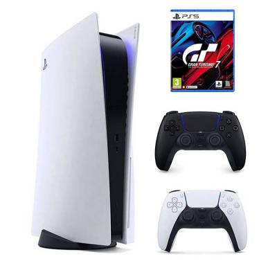 Конзола sony playstation 5, ssd 825gb, nvme ssd slot, ultra hd blu-ray 16gb gddr6 256-bit, amd zen 2 cores 3.5ghz с 8 ядра, бял + безжичен геймпад dua