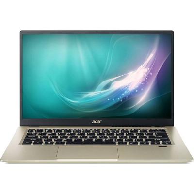 Лаптоп acer swift 3x, sf314-510g-538y, core i5-1135g7, 14 инча fhd, 8 gb ddr4, 512 gb ssd, intel iris xe, win 10 pro, златист, nx.a10ex.003_#256gb_ssd