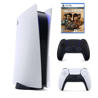 Конзола sony playstation 5, ssd 825gb, nvme ssd slot, ultra hd blu-ray 16gb gddr6 256-bit, amd zen 2 cores 3.5ghz с 8 ядра, бял + безжичен геймпад dua