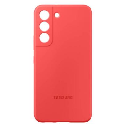 Калъф за смартфон samsung s22 g901, 6.1 инча (15.49 cm), силикон, корал, ef-ps901tpegww
