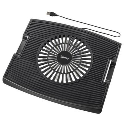 Охладител за лаптоп hama wave, 23 db, 15 см, черен, hama-53049