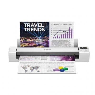 Мобилен скенер brother ds-940dw wireless, 2-sided portable document scanner, бял, ds940dwtk1