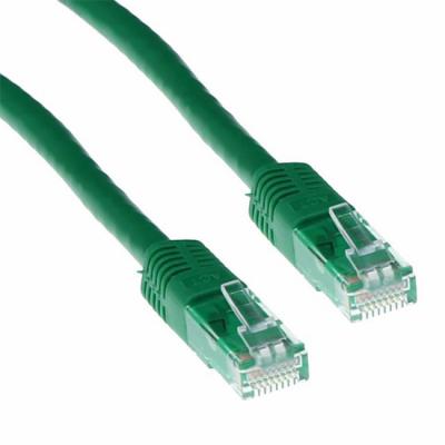 Мрежов пач кабел act u/utp, cat 6, rj-45 - rj-45, 0.5 m, медни проводници, зелен, ewent-act-ib8700