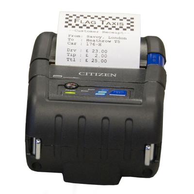 Мобилен етикетен принтер citizencmp-20ii, директен термален печат, usb, bluetooth, 80 mm/s, черен, cmp20iibuxcx