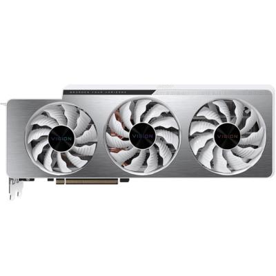 Видео карта gigabyte geforce rtx 3070 ti vision oc, 8 gb gddr6x, 1830 mhz, pci express 4.0 x16, 256-bit, max. 7680 x 4320, ga-vc-n307tvision-oc-8g