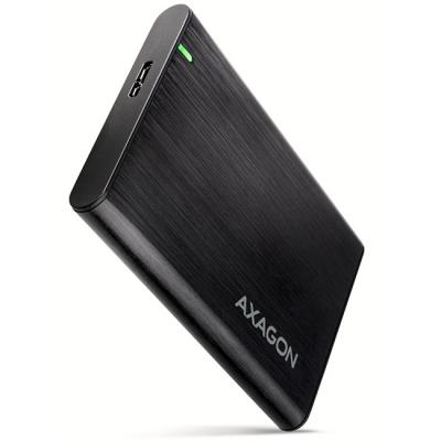 Кутия axagon ee25-a6m, за 2.5 инча ssd/hdd, sata iii, usb 3.2 gen 1, черна, ee25-a6m