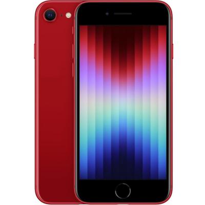 Смартфон iphone 13 se3, 4.7 инча (1334x750), 4gb/64gb, 5g, 12 mp основна камера + 7mp селфи камера, червен, mmxh3hu/a