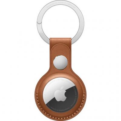 Аксесоар apple airtag leather key ring - saddle brown
