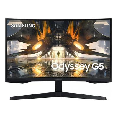 Монитор samsung odyssey g55a, 27 инча va панел, 165hz, wqhd, 1ms, mega contrast, 300cd/m2, display port, hdmi, ls27ag550euxen