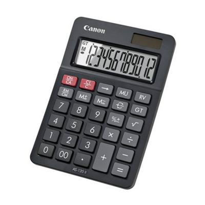 Настолен калкулатор canon as-120 ii, 12-разряден, тъмносив, 2060120158