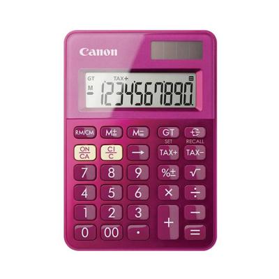 Настолен калкулатор canon ls-100km, 10-разряден, розов, 2060120166