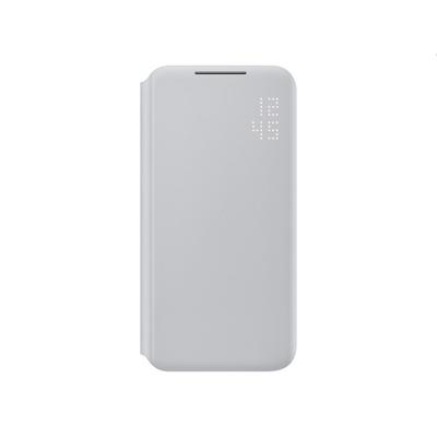 Калъф samsung s22 s901 smart led view cover, сребрист, ef-ns901pjegee