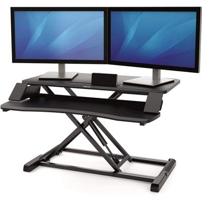 Стойка за бюро fellowes corvisio, регулируема височина: 2.9 - 41.5 cm, до 17 кг, стомана, ергономична, черна, 4015100550