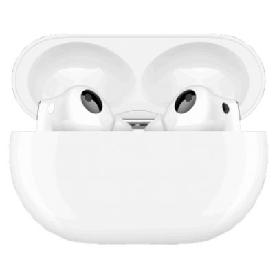 Безжични слушалки huawei freebuds pro 2 ceramic white, bluetooth 5.2, 14 hz - 48 khz, троен микрофон, ip54, бели, 6941487257829
