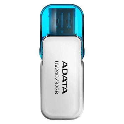 Флаш памет adata 32gb uv240 usb 2.0-flash drive white, auv240-32g-rwh