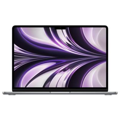 Лаптоп apple macbook air, 13.3 инча (2560 x 1664), m2 / 8-core cpu, 8 gb, 512 gb ssd, 10-core gpu, сив, mlxx3ze/a