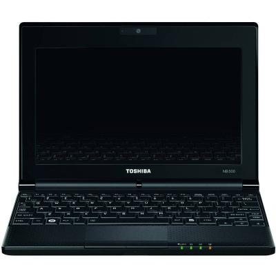 Лаптоп toshiba nb500-108 atom n455(1.66), 1 gb (1+0), 250 (250 gb-5400), 10.1 led, intel shared - pll50e-008013b3