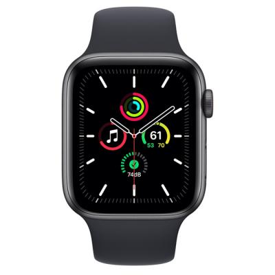 Часовник apple watch se gps + cellular, 44mm space grey aluminium case with midnight sport band - regular, mkt33bs/a