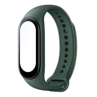 Каишка за смарт гривна xiaomi smart band 7 strap olive, tpu, 160 - 224 mm, зелена, bhr6198gl