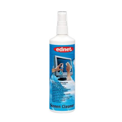 Почистващ препарат ednet 63005, за екрани, стъкло, pvc, 250 мл, edn-63005