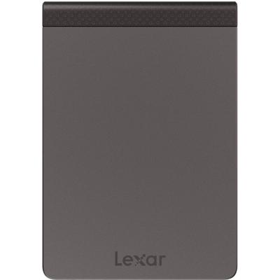 Външен диск lexar sl200 external portable, 500 gb, до 550 mb/s четене, 400 mb/s запис, 1 х usb 3.1 type c, сив, lsl200x512g-rnnng