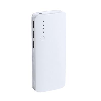 Мобилна батерия kaprin, с 3 usb порта, 10 000 mah, бяла, office1_6120120007