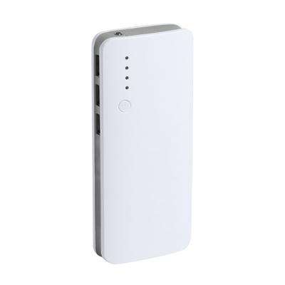 Мобилна батерия kaprin, с 3 usb порта, 10 000 mah, бяло и сиво, office1_6120120012