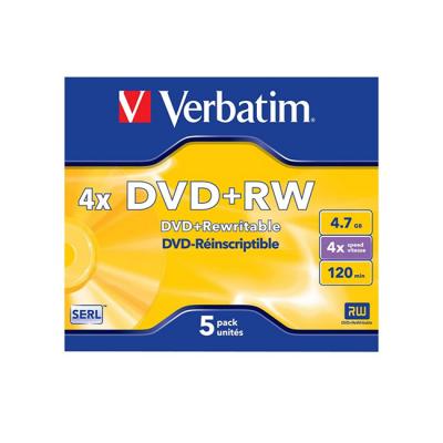 Verbatim dvd+rw, презаписваем, 4.7 gb, 4x, в кутия, office1_2065240011
