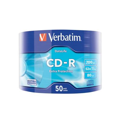 Verbatim cd-r, 700 mb, 52x, със защитно покритие, 50 броя, фолирани, office1_2065100008