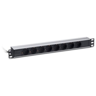 Филтър formrack 19 инча 8 way power outlet strip (schuko) aluminium 1u, f082pr8al