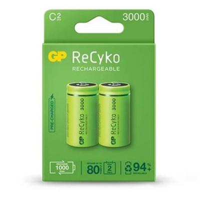 Акумулаторна батерия recyko, size c, lr14, ni-mh, 3000 mah, 1.2 v, gp-br-300chcb-eb2