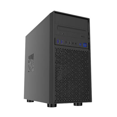 Кутия за компютър powercase 173-07v, micro atx, черна, pc17307v